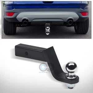 Universal 2" Tube Receiver Trailer Tow Hitch Loaded Ball Mount 4" Drop/2" Rise - Imagen 1 de 9