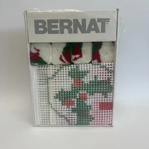 Bernat Beute Stiefel Noel Riegel Haken Nr. WO3263 11,5" x 23" Garn Weihnachten Strumpf - Bild 1 von 6