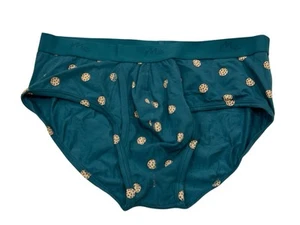 NWOT Single Pair MeUndies Mens Underwear Brief Blue Cookies Me Undies LARGE - Picture 1 of 5