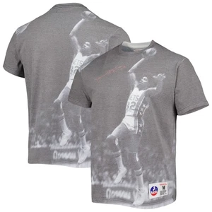 Redes Mitchell & Ness Julius Erving gris jaspeado de Nueva York por encima del borde para hombre - Imagen 1 de 3