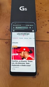 TELEFONO CELLULARE LG G6 PERFETTO E CON SCATOLA - Foto 1 di 6