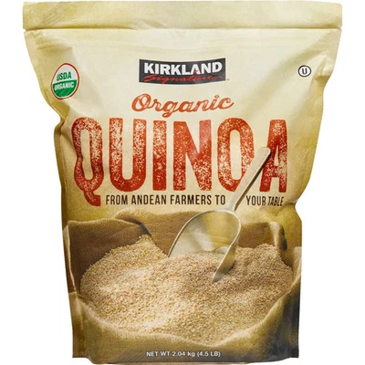 Quinoa orgánica Kirkland Signature 4,5 libras quinoa orgánica certificada  Foto 1 de 2