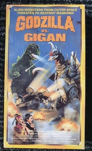 Vhs Godzilla Vs Gigan Cassette Tape Video Nstc American Toho - Picture 1 of 6