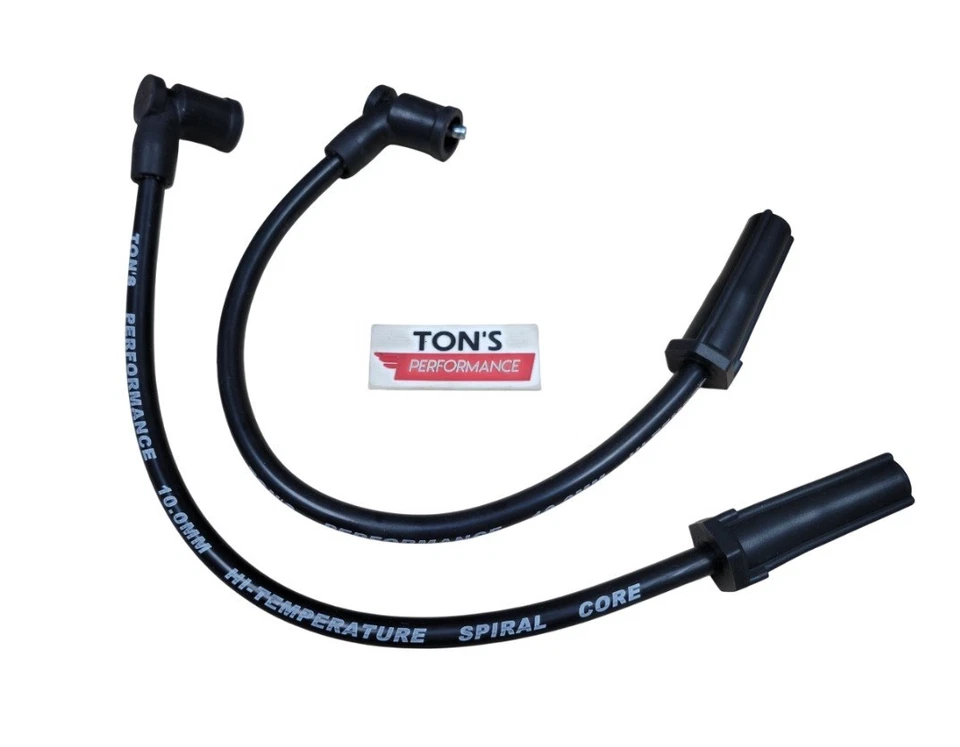 Ton's Performance 10mm Black Spark plug wires for 2002-2007 Victory motorcycles - Image 1 of 4