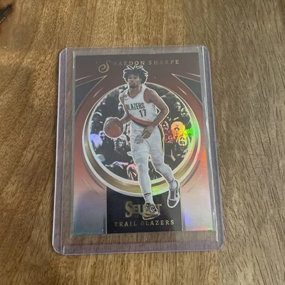 2022-23 Shaedon Sharpe Panini Select Certified Red Prizm SSP Rookie RC  - Image 1 of 2