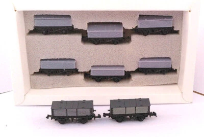 N Gauge 7 Plank Loco Sand Wagon 6 Pack - Image 1 of 4