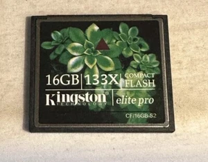 Kingston Compact Flash CF 133X 16GB Memory Card - Picture 1 of 2