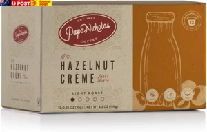Single Serve Coffee Cups Fits Keurig K Cup Brewers, Hazelnut Crème, 12 Count - Picture 1 of 1