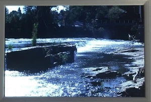 35mm Color Slide 1993 Winooski Falls Vermont Burlington Area #19 - Bild 1 von 3