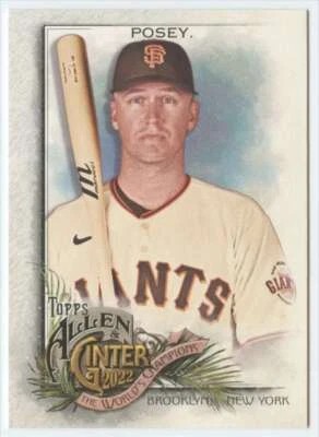 2022 Topps Allen and Ginter #77 Buster Posey  San Francisco Giants Baseball  - Image 1 of 2