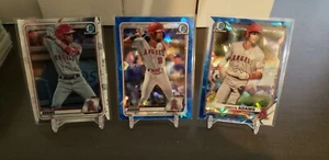 Jordyn Adams Bowman Lot Sapphire + Chrome LA Angels - Picture 1 of 4