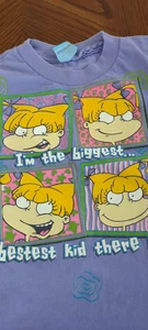 Vintage 1998 Nickelodeon Rugrats Angelica T-Shirt (Kids Size 8) - Picture 1 of 6
