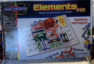 Snap Circuits Elements 140 STEM Projects Create Working Circuits NEW Ages 8-108 - Image 1 of 4