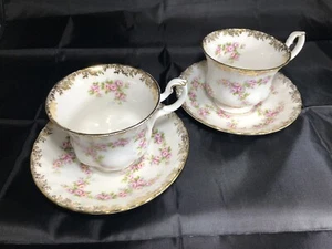 Royal Albert bone china "DimityRose" Set of 2 Teacup & Saucer. 1969 - Picture 1 of 6