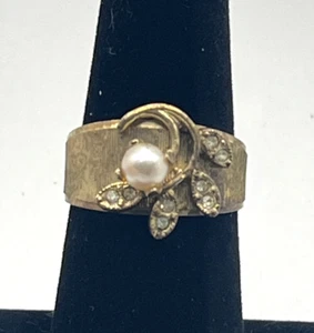 Vintage Nachlass Ring Größe 7 New Old Stock #060225X - Bild 1 von 3