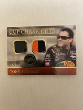Tony Stewart 2014 Press Pass Cup Chase Cuts Race Used Sheet Metal Firesuit 25/50