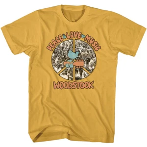 Woodstock 1969 The Crowd Peace Love Música Para Hombre Camiseta Rock & Soul Música Merchandising - Imagen 1 de 5