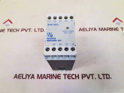Tectrite Midland JAY BAP1603 Supply Monitoring Relay - Image 1 of 4