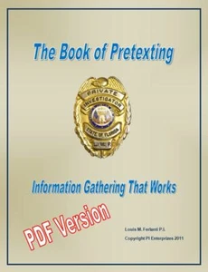 Investigator Pretexting Manual - Zdjęcie 1 z 1