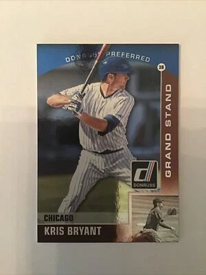 2015 Panini Kris Bryant #40 RC Donruss Grand Stand Chicago Cubs - Image 1 of 2
