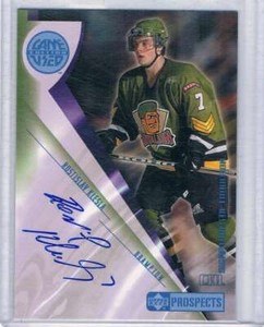 2001-02 UD Prospects Autographs #ARK Rostislav Klesla NM-MT Auto