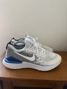 Men's Size 10.5 Nike Epic React Flyknit 2 BQ8928-102 Shoes Sneakers - Picture 1 of 7