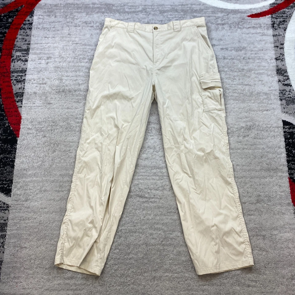 ExOfficio Cargo 38 Beige Tan Tactical Trail Trekk Outdoor Hike Preppy Men 38x32 - Image 1 of 4