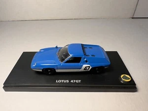 Kyosho Lotus 47GT Blue 1:43 Diecast RARE - Picture 1 of 12