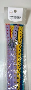 Trapunta Missouri Star Co. nuova con scatola FANCY ZIPS 6 confezioni di cerniere 14" #T7997~Multicolore - Foto 1 di 3