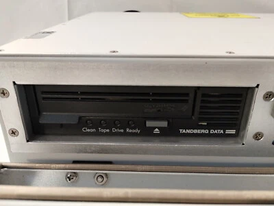 TWO (2) Tandberg 3529-LTO Ultrium LTO4 HH LVD SCSI External Drives in enclosure - Image 1 of 4