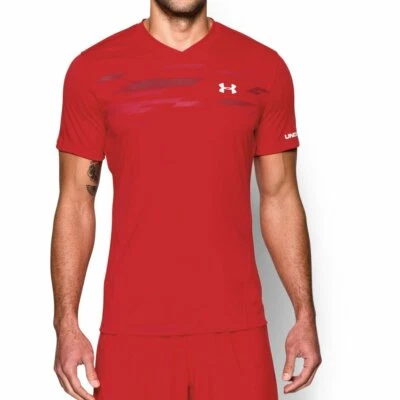 Рубашка тренировочная мужская Under Armour 2XL Challenger графическая красная XXL 1277768-602 - Изображение 1 из 4