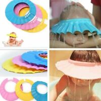 New Soft Baby Kids Children Shampoo Bath Bathing Shower Cap Hat Wash Hair Shield