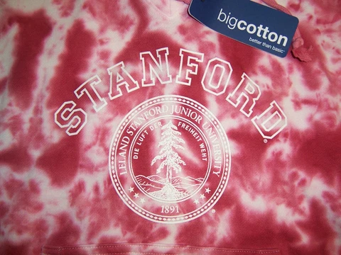NWT Stanford University Women's M Logo Hoodie Sweatshirt Gear Big Cotton pink Cover