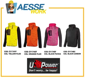 Upower Felpa Full-Zip In Pile U Power Rainbow Da Lavoro / Tempo Libero - Imagen 1 de 9