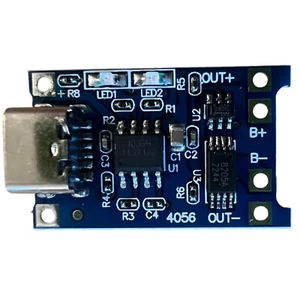 2x TP4056 USB Type-C 5V 1A 18650 Li-ion Battery Charging Boards with Protection - Picture 1 of 6