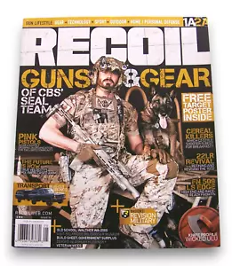 Recoil Magazine May June 2021 Issue #54 CBS' Seal Team Guns & Gear Target Poster - Picture 1 of 2