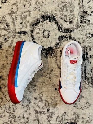 Zapato Onitsuka Tiger Fabre blanco/azul/rojo para hombre talla 9,5 Foto 1 de 4