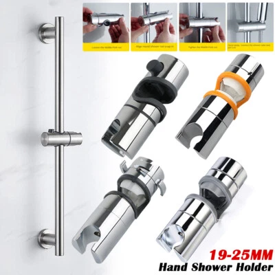 Duschkopf Schieber Gleiter Halter Stangengleiter Duschstange 19 - 25mm Universal - Bild 1 von 4