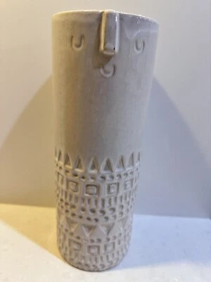 West Elm + Atelier Stella Face Geometric Bitossi Style Vase Boho Happy Vibe - Image 1 of 4