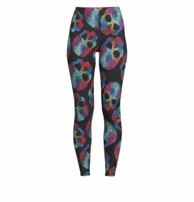 Juniors No Boundaries Arco Iris Calavera Floral Tobillo Leggings Nuevo con Etiquetas X-Grande 15 17 Foto 1 de 4