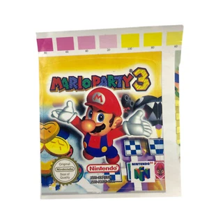 Mario Party 3 Nintendo 64 PAL Replacement Label / Sticker Decal - Picture 1 of 1