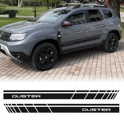 Adesivi Stickers Fasce laterali Dacia Duster 2022 Auto Tuning Sport Racing