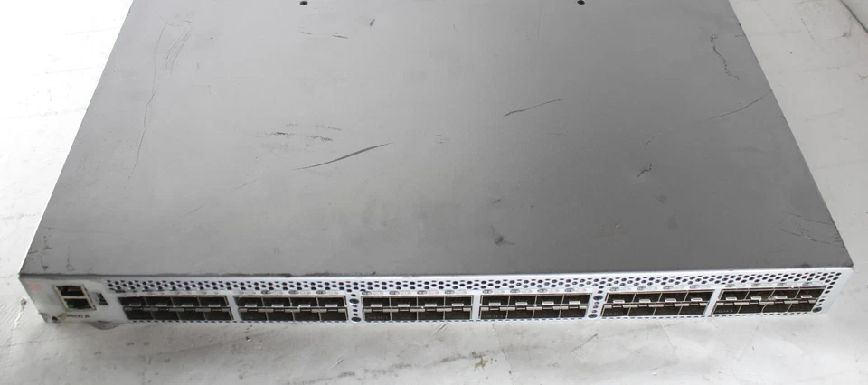 Brocade 6510 48-Port BR-6510-24-16G-R FC Switch *24 Active* No PSUs - Image 1 of 4