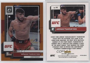 2023 Panini Donruss Optic UFC Orange Prizm /49 Arman Tsarukyan #44
