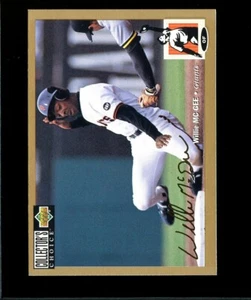 1994 Collector's Choice Gold Signature #587 Willie McGee NM-MT - Picture 1 of 2