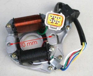 Coolster 110cc 3050B,C, 110cc 3050D, ATV Stator Magneto with 2 Coils - Picture 1 of 3
