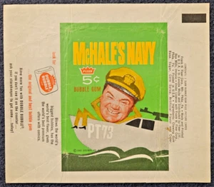 1965 Fleer McHale's Navy 5c Wax Wrapper Bubble Bubble Topps A&BC - Picture 1 of 2