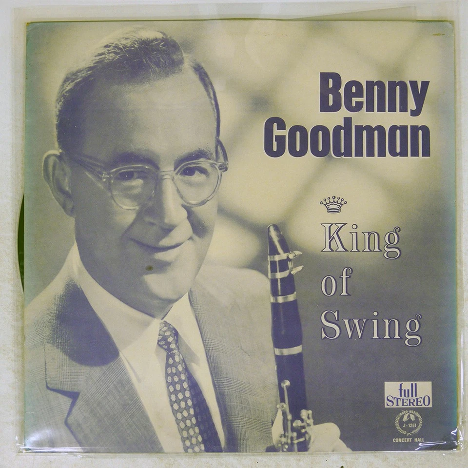 BENNY GOODMAN KING OF SWING CONCERT HALL SJ1251 Japan FLIPBACK COVER VINYL LP - Image 1 of 1