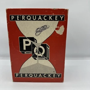 Perquackey gioco vintage 1956 bachelite lettera parole dadi completo - Foto 1 di 16