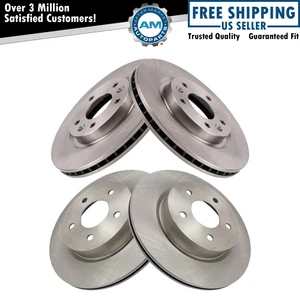 Front & Rear Brake Rotors Set Fits Nissan - Picture 1 of 9
